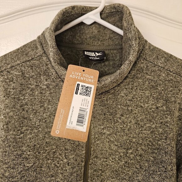 Eddie Bauer Ladies Radiator Fleece 1/4 Zip Pullover Alder Small NEW WITH TAGS - Picture 6 of 7